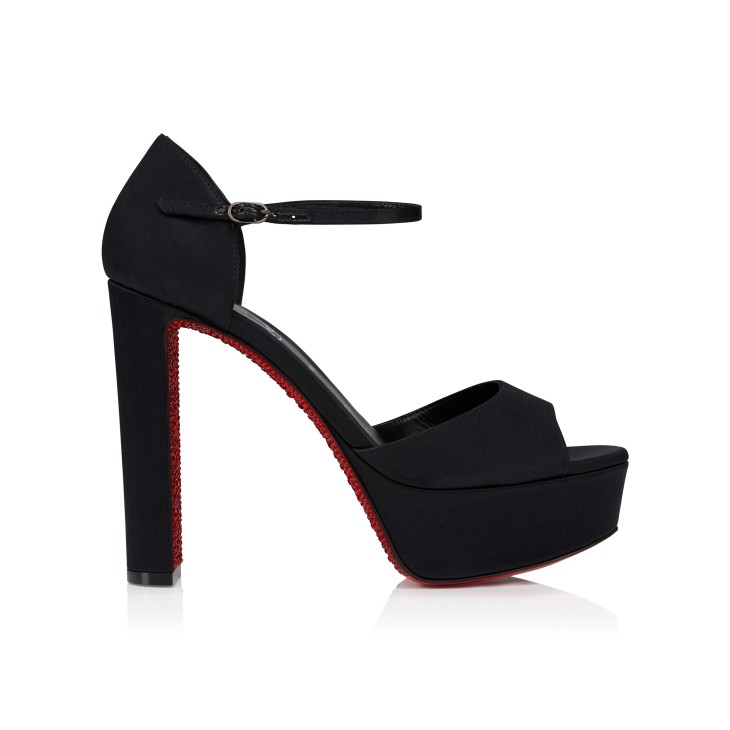 半額満載！スーパーSALE グランドセール！ 130 - Carpet Red Sandaloo mm Satin Crepe - Pumps Strappy サンダル