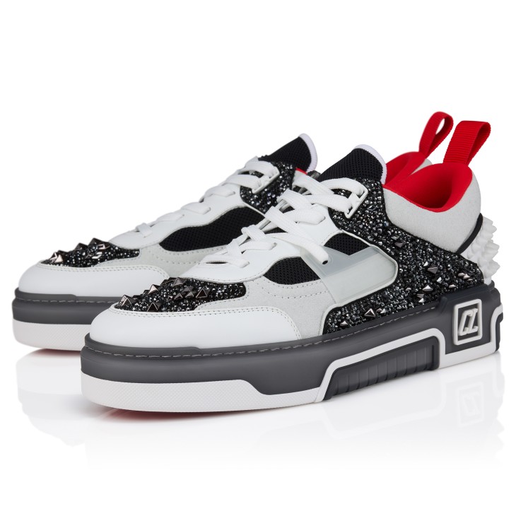 【Christian Louboutin】メンズ ASTROLOUBI STRASS アストロルビ Astroloubi Strass Eternity - Sneakers - Calf leather