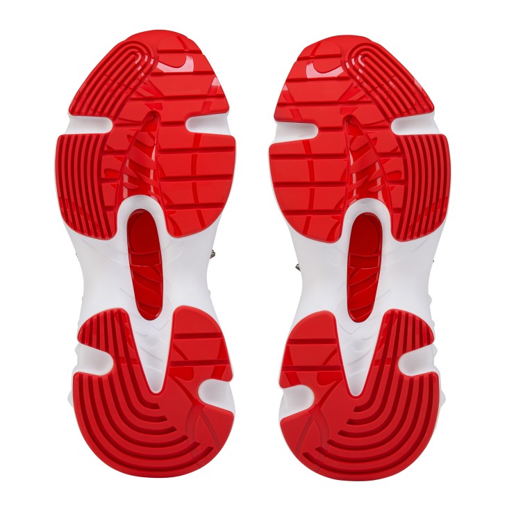 【Christian Louboutin】Trailnrun ロートップスニー Trailnrun - Running Sneakers - Suede, calf leather and