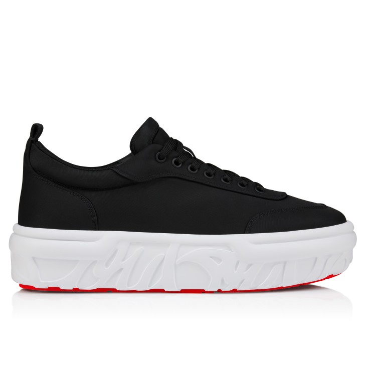 関送込 Christian Louboutin Choukario ロゴ スニーカー Choukario - Sneakers - Fabric and rubber - Black - Men