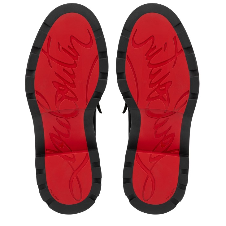 Christian Louboutin ♪ Moc College ローファー 1250639BK01 Moc College - Loafers - Waxed calf leather - Black - Men