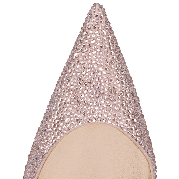 Miss Z Strass - 100 mm Pumps - Suede and strass - Vintage