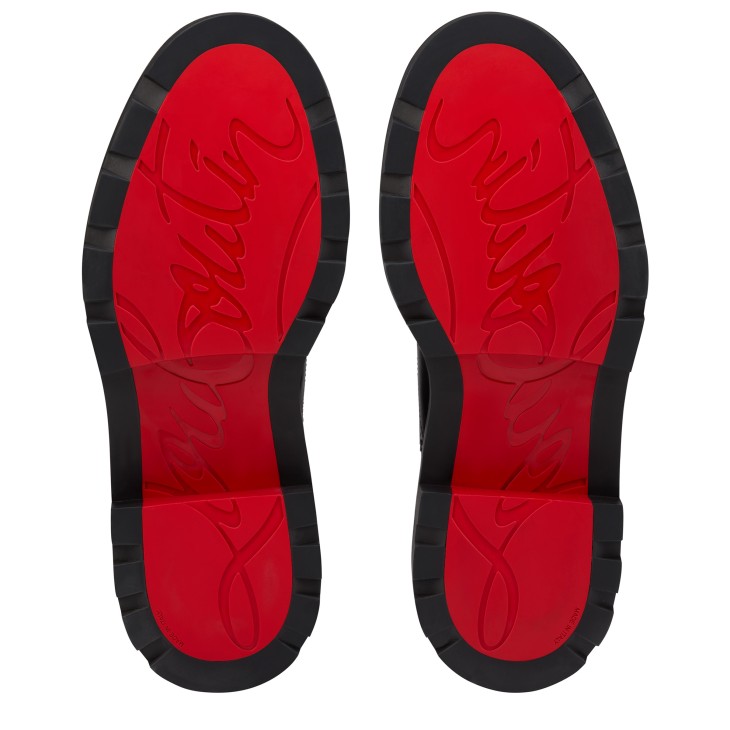 VIP価格【Christian Louboutin】College College - Oxfords - Waxed calf leather - Black - Men