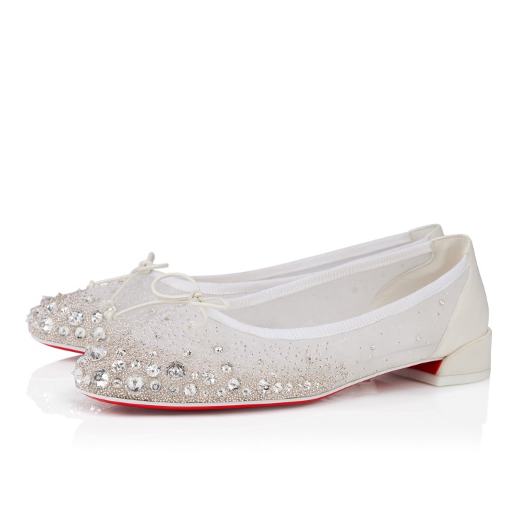 Sweetie Jane Sparkling - Ballerinas - Mesh and strass - Bianco