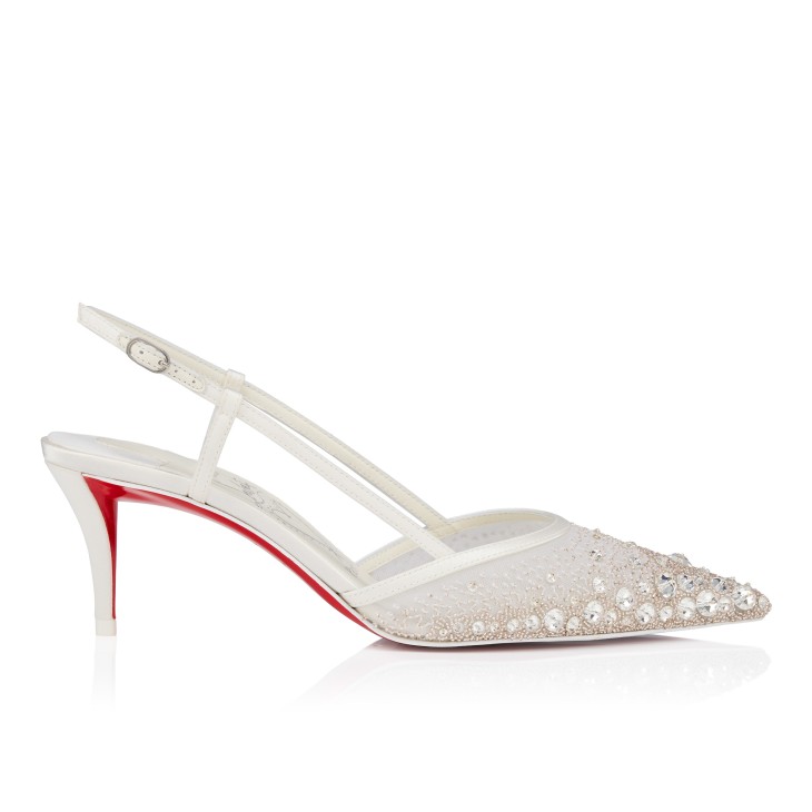 Miss Z Sling Sparkling - 60 mm Slingback pumps - Mesh and strass