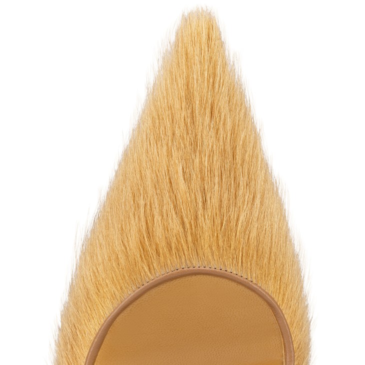 Kate Clawmax - 100 mm Pumps - Hairy calf leather - Goldie Kate Clawmax - 100 mm Pumps - Hairy calf leather - Goldie