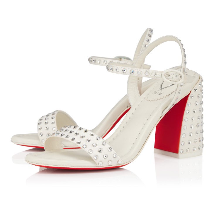 Miss Jane Sandal Strass Boum - 85 mm Sandals - Crepe satin