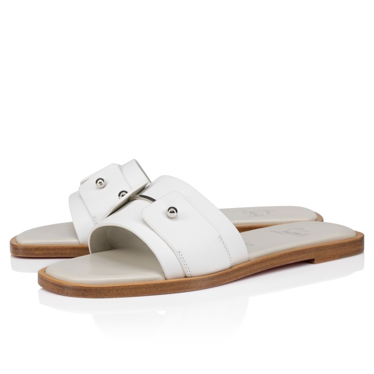 Chambelimule - Mules - Calf leather - Bianco - Women