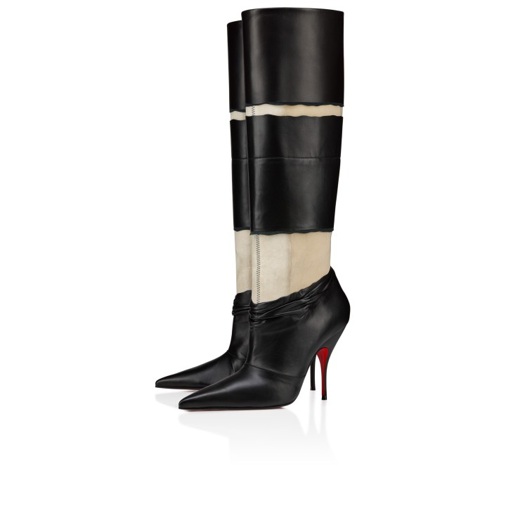 Xrismarteen - 100 mm Boots - Lamb nappa leather - Black Xrismarteen - 100 mm Boots - Lamb nappa leather - Black