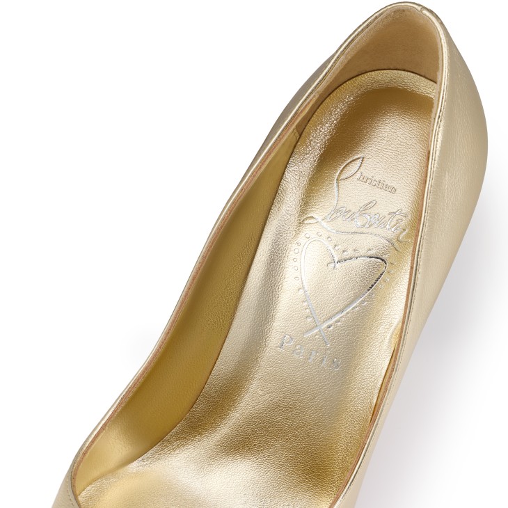Miss Z - 100 mm Pumps - Laminated nappa leather - Platine - Women