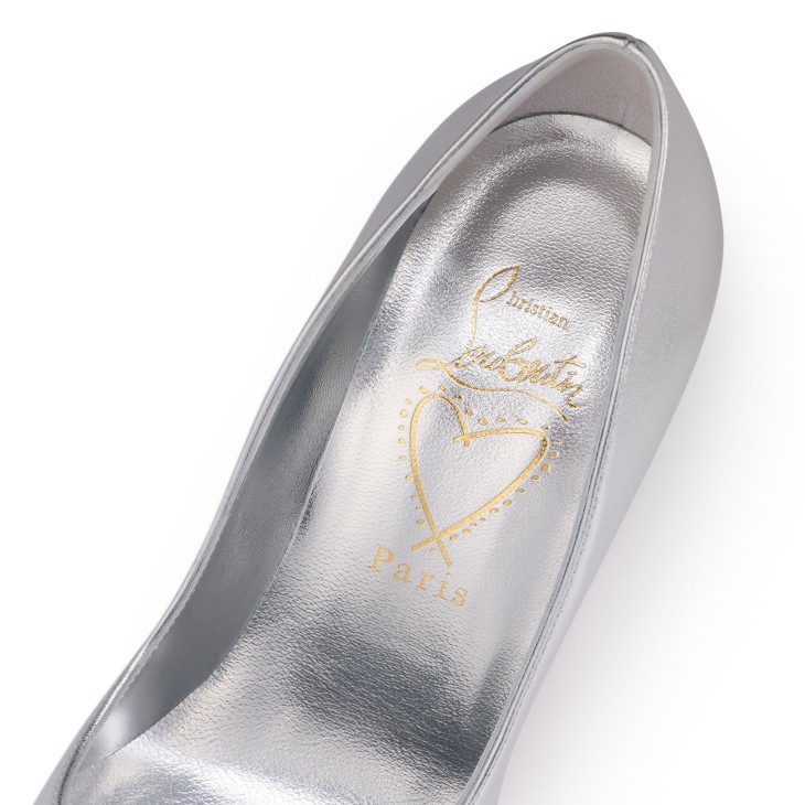 低価格の Miss Z - 100 mm Pumps - Laminated nappa leather - Silver トップス