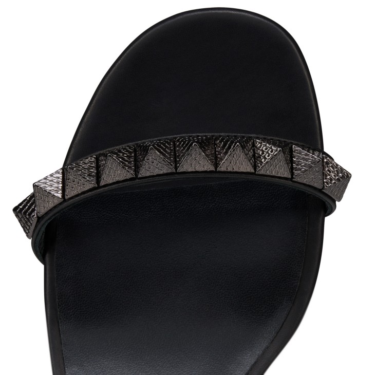Pyrasand - 30 mm Strappy sandals - Waxed calf leather