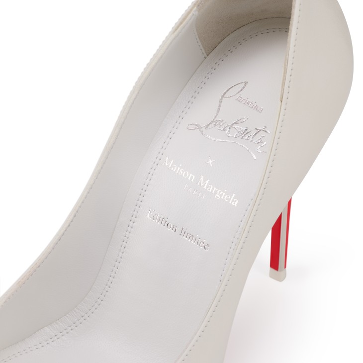 Martoubi 25 - 100 mm Pumps - Lamb nappa leather - Bianco