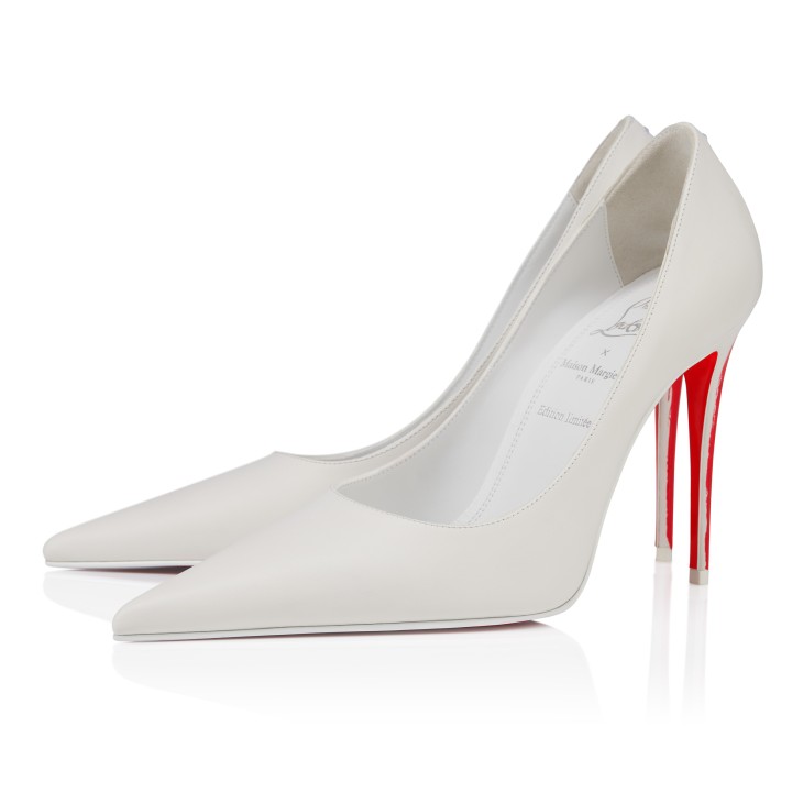Martoubi 25 - 100 mm Pumps - Lamb nappa leather - Bianco
