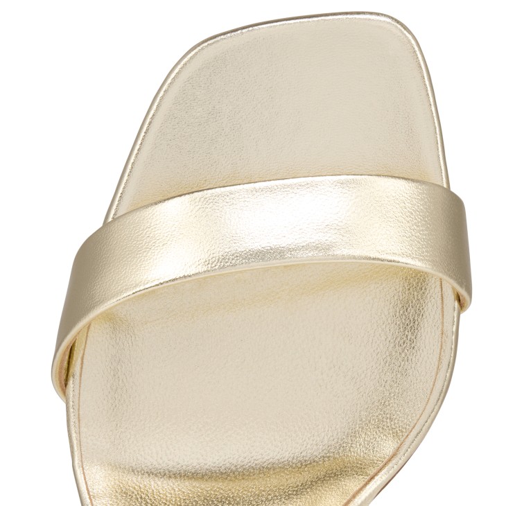 O Condora - 85 mm Strappy sandals - Laminated nappa leather