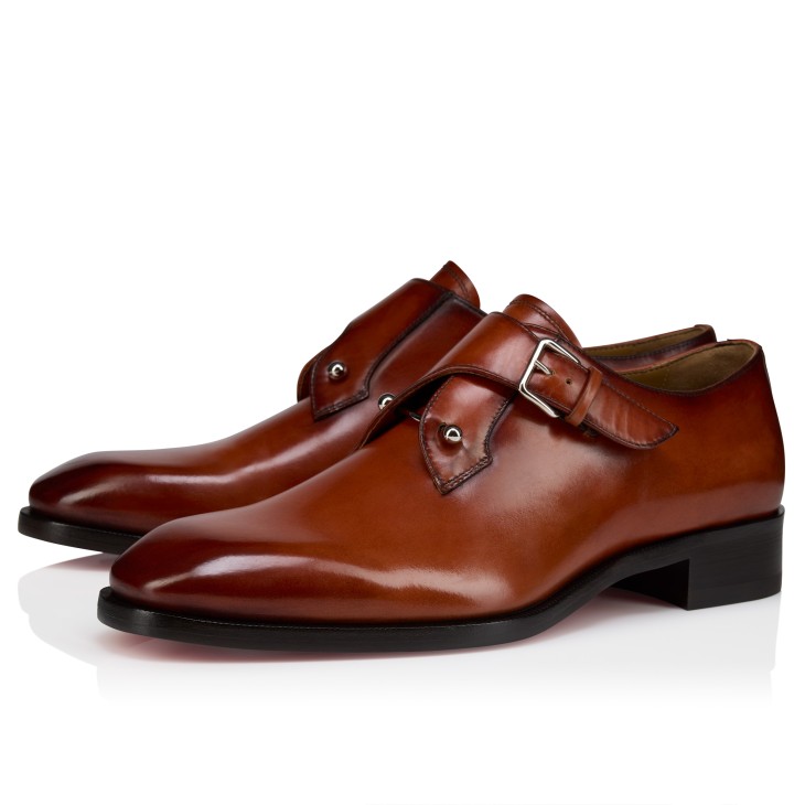 Chambelimonk - Monk-Straps - Patinated calf leather - Palio - Men