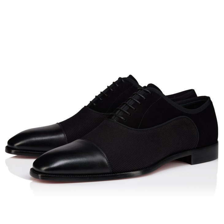 Greggory - Oxfords - Calf leather, cotton twill and veau velours