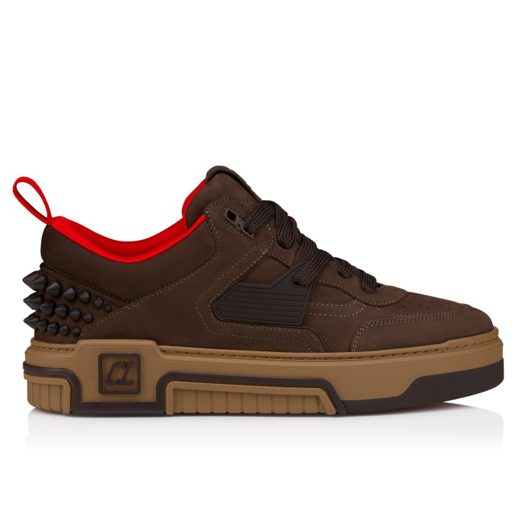 Astroloubi - Sneakers - Reversed calf leather - Cafe - Men