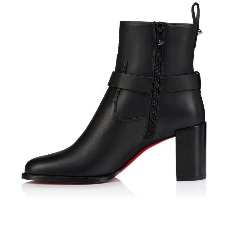 Dianouchette - 70 mm Low boots - Calf leather - Black - Women