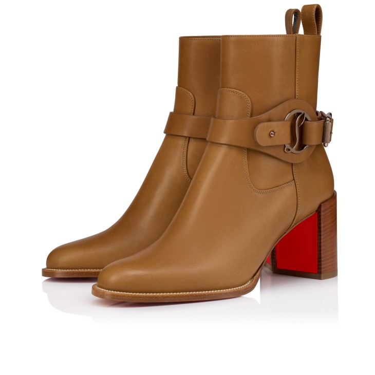 Dianouchette - 70 mm Low boots - Waxed calf leather - Terra Dianouchette - 70 mm Low boots - Waxed calf leather - Terra