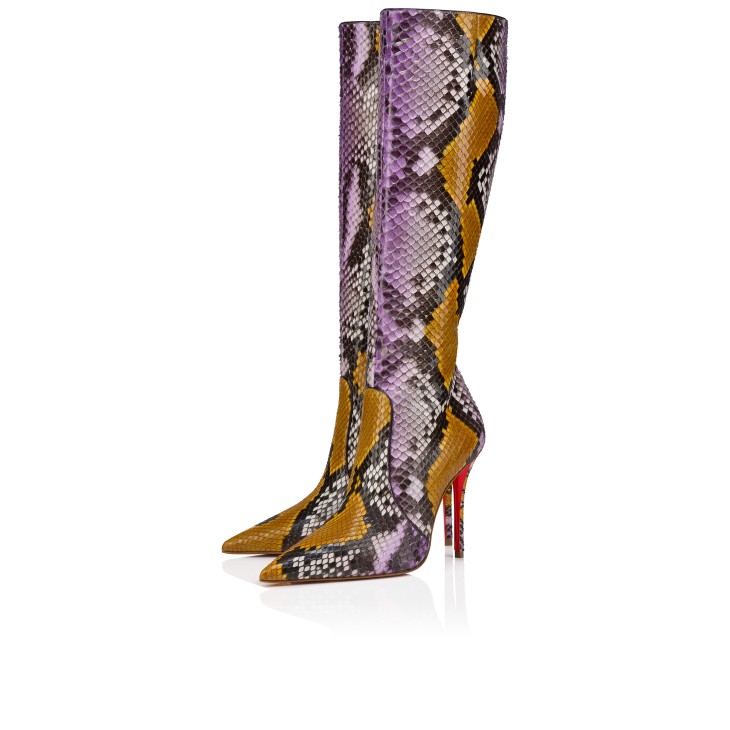 Miss Z Botta - 100 mm Boots - Gradient python leather - Rhapsody