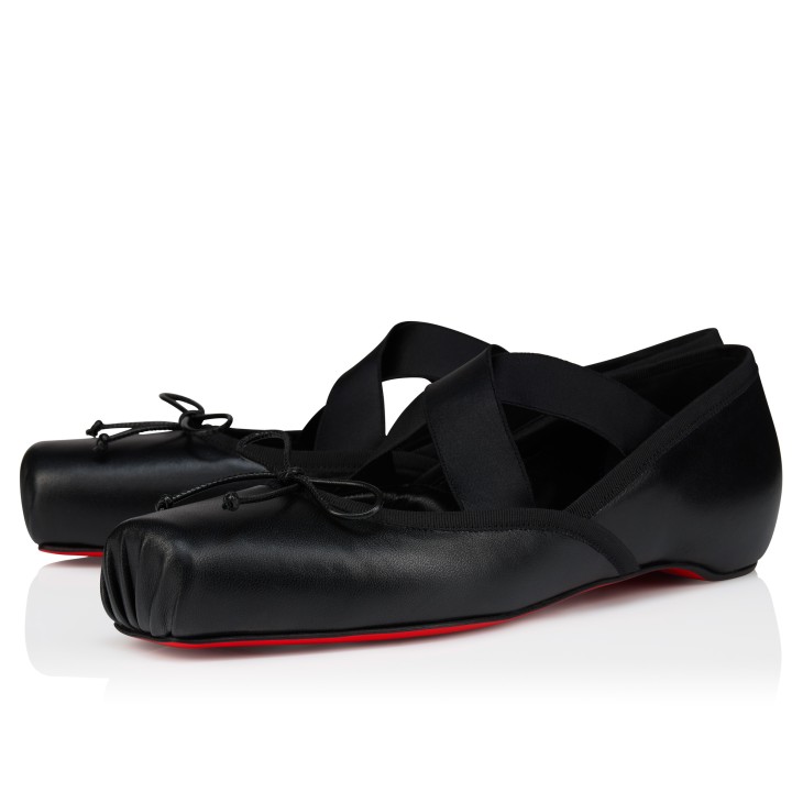 Cassiasticina - Ballerinas - Lamb nappa leather - Black - Women