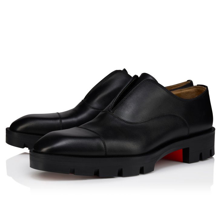 Alpha Lion - Oxfords - Calf leather - Black - Men - Christian