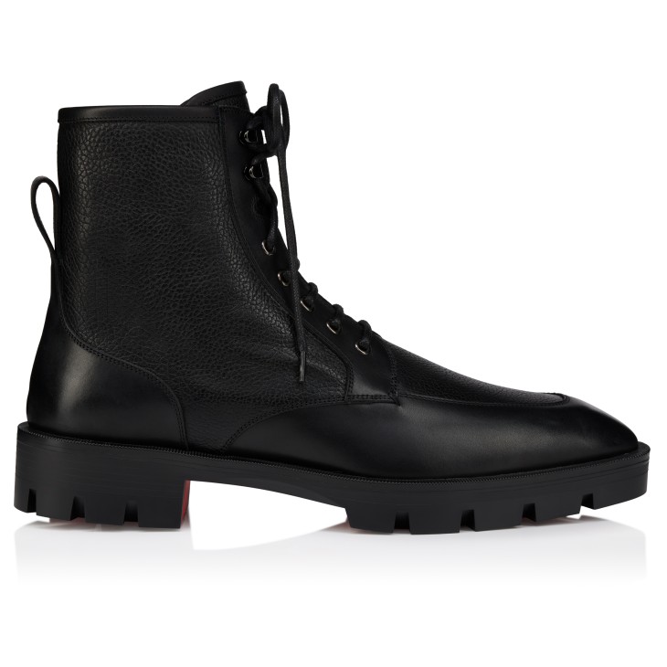 Caracolo Lion - Boots - Waxed calf leather - Black - Men