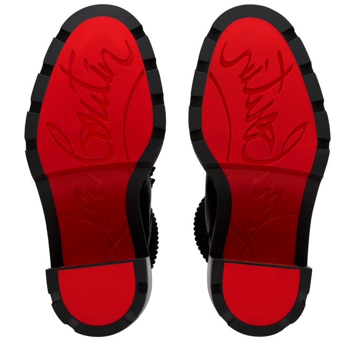 Armandine College - 70 mm Boots - Waxed calf leather - Black