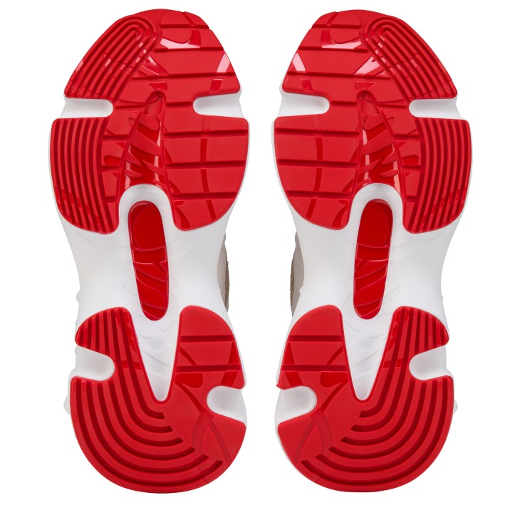 So Flo Perla - Running sneakers - Laminated calf leather, strass