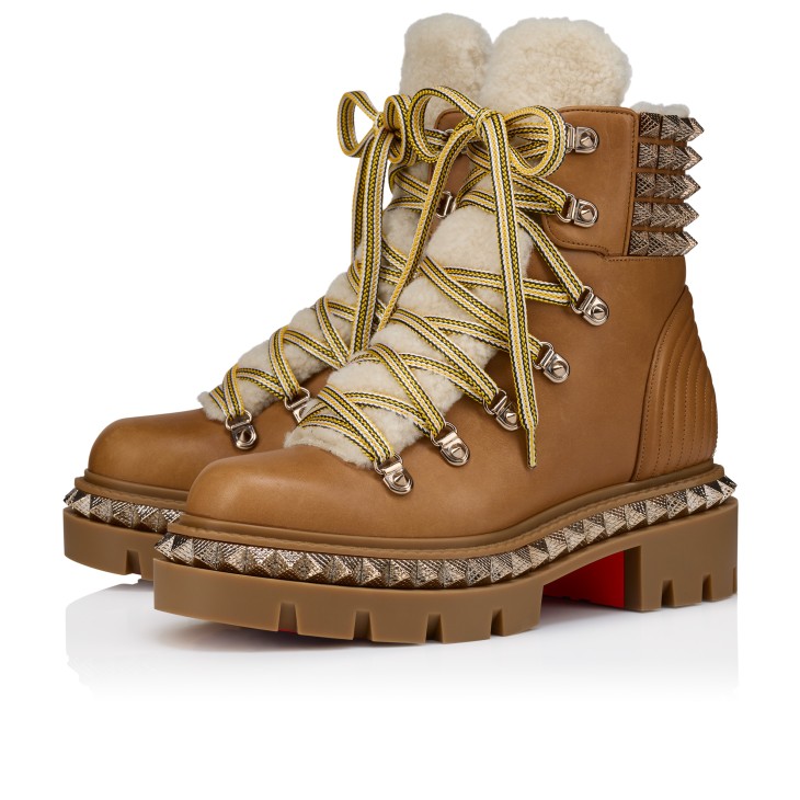 Pyrayeti - Boots - Waxed calf leather - Terra - Women - Christian