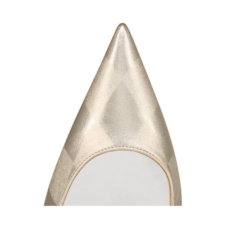 Miss Z - 100 mm Pumps - Diamond-shaped laminated lamb nappa