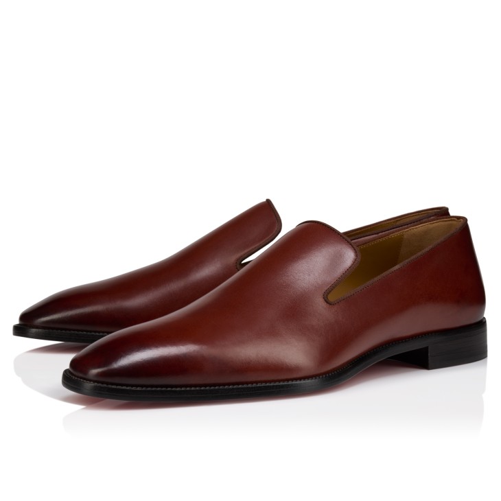 Danny Flex - Loafers - Shiny calf leather - Cuoio - Men