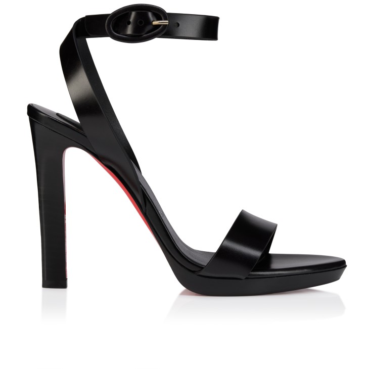 Fanny Sandal - 120 mm Strappy sandals - Patinated calf leather