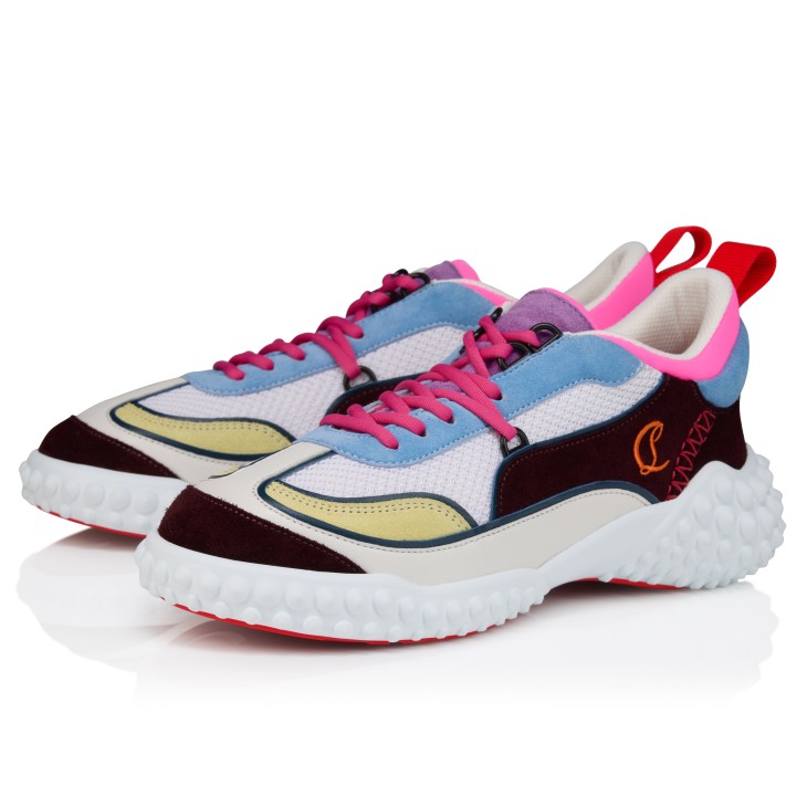 Mara - Sneakers - Crepe satin, lamb nappa leather, veau velours