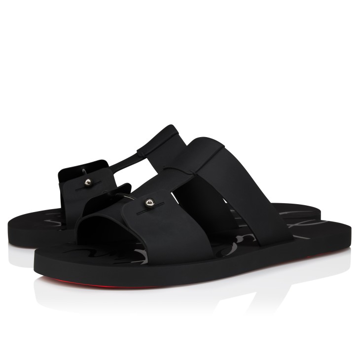 Zakouski - Mules - Rubber - Black - Men - Christian Louboutin