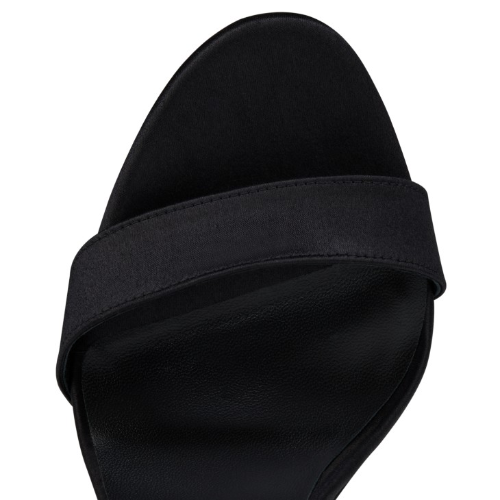 Miss Z Sandal Alta Suola Strass - 160 mm Sandals - Crepe satin