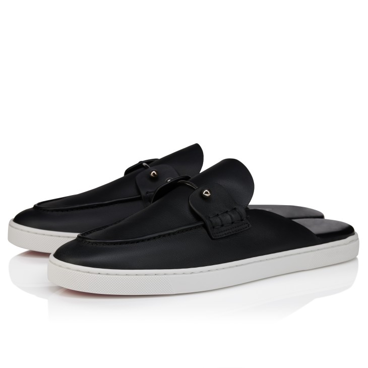 Chanme - Boat Shoes - Reversed calf leather - Black - Men
