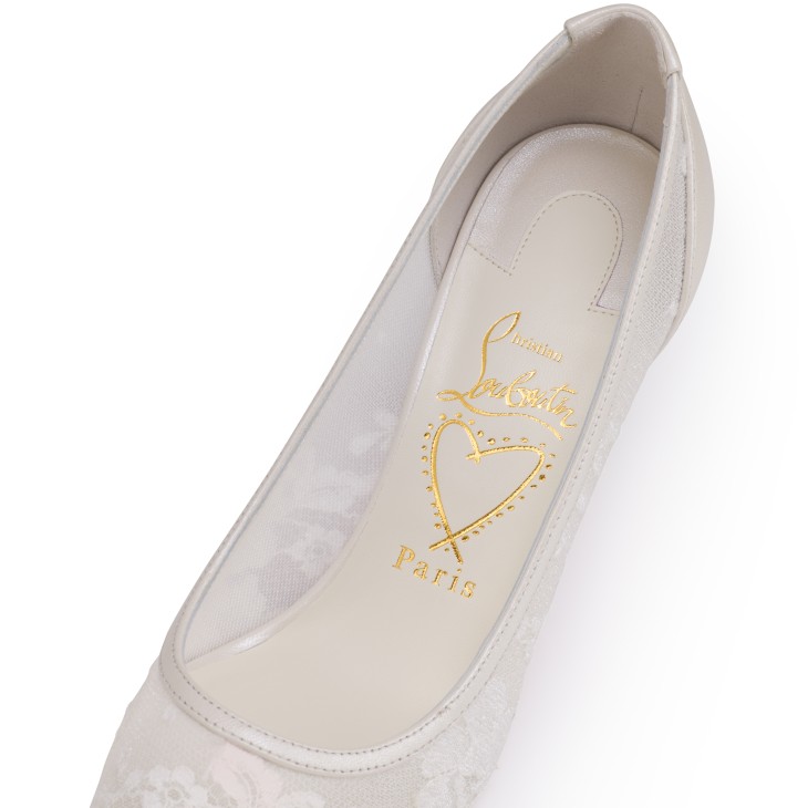 Miss Z Mesh - 80 mm Pumps - Mesh and nappa leather - Bianco