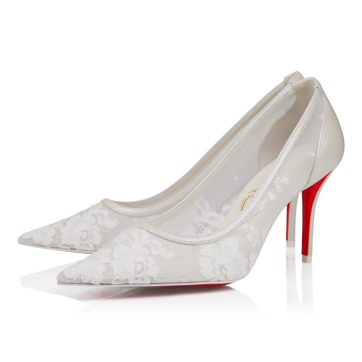 Miss Z Mesh - 80 mm Pumps - Mesh and nappa leather - Bianco