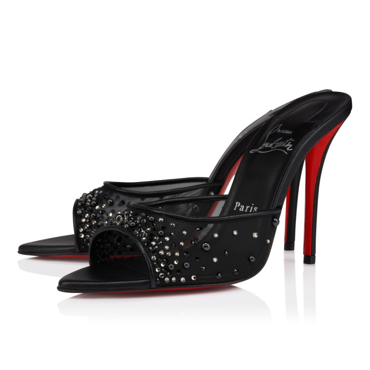 Miss Z Mule Degrasstrass Perla - 100 mm Mules - Mesh, nappa