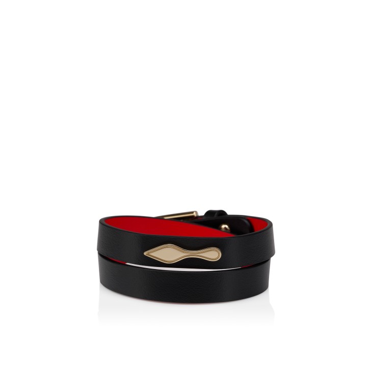 Bettina - Bracelet - Smooth calf leather - Black - Christian