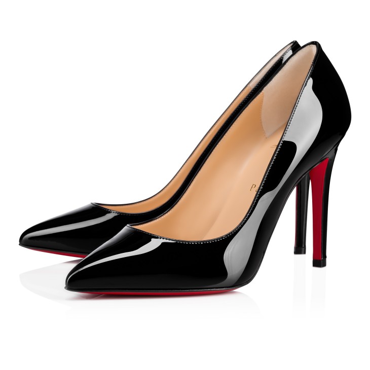 Christian Louboutin Pigalle ブラック ハイヒール Pigalle - 100 mm Pumps - Patent calf leather - Black - Women