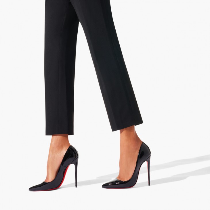 So Kate - 120 mm Pumps - Patent calf leather - Black - Christian ...