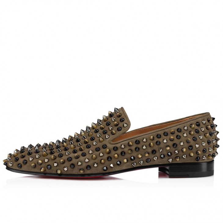 Stylin in men christian louboutin spiked loafers