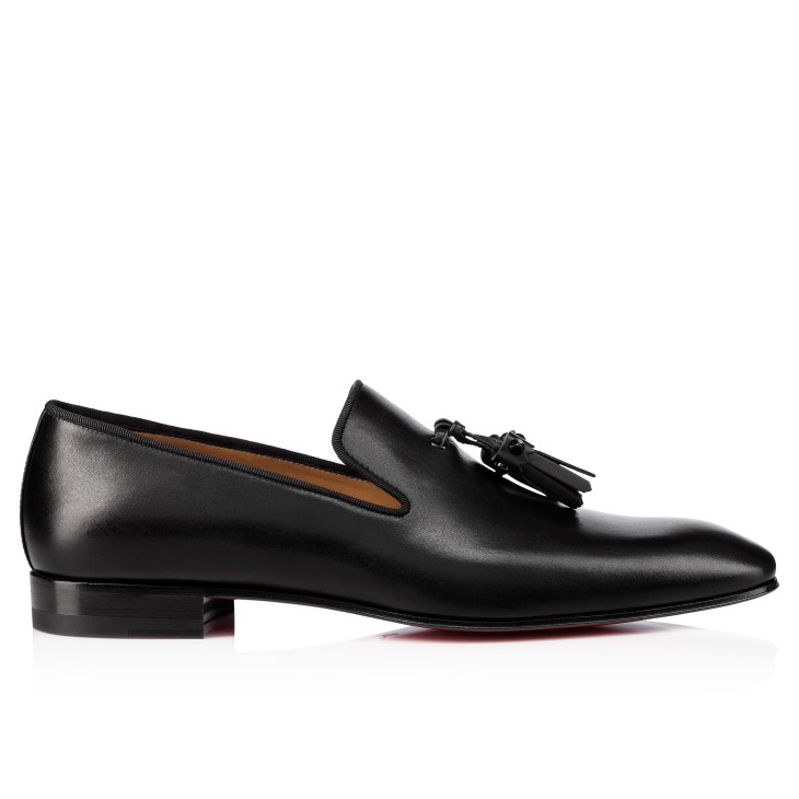Dandelion Tassel - Loafers - Smooth calf leather - Black - Men