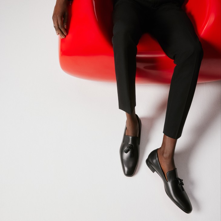 Dandelion Tassel - Loafers - Smooth calf leather - Black - Men