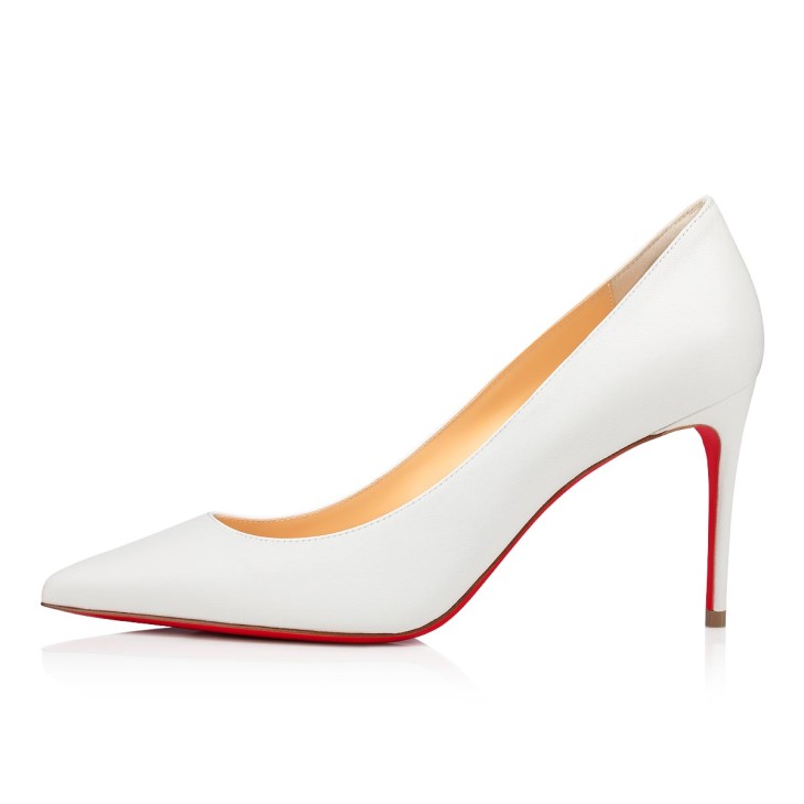 【１着でも送料無料】 Kate Women - Bianco - leather Nappa - Pumps mm 85 - ミリタリージャケット