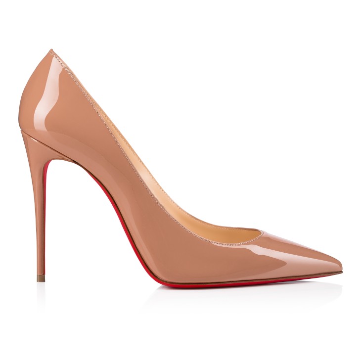 Kate - 100 mm Pumps - Patent calf leather - Blush - Women