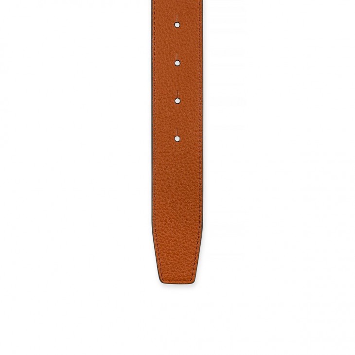 Leather belt Christian Louboutin Orange size 100 cm in Leather